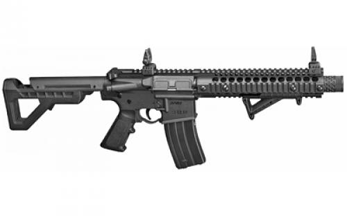 Crosman DPMS SBR Full Auto BB Rifle, 430 Feet Per Second, 6 Position Adjustable Butt Stock, Blowback Action,25 Dropout Mag, Flip Up Iron Sights, Angled Foreg rip, Flat Dark Earth Finish DSBRFDE
