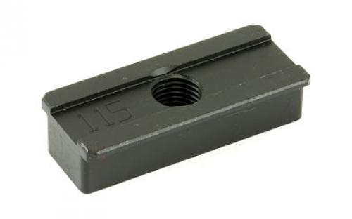 MGW Armory Universal Sight Tool Shoe Plate, For Glock 42 and 43, Use With RangeMaster Universal Tool SP800, Black Finish MGWSP115