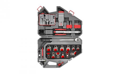 Real Avid Armorer's Master Kit AR15 PRO, AR15 Tool Kit, Gray Carry Case AVAMKPRO