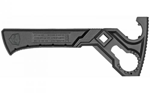 Real Avid Wrench, AR Armorer's Wrench, Stainless Steel, Interchangeable Brass, Rubber, Nylon Hammer Heads AVAR15AMW