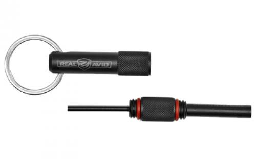 Real Avid Tool, 2-in-1 Tool for Glock, 3mm Armorer's Pin Punch, 3/16" Hex Nut Driver, Black Finish AVGLOCK21