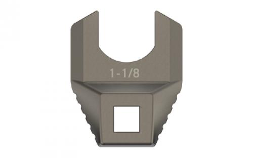 Real Avid Master-Fit Wrench, Wrench, Stainless Steel, 1-1/8 Free-Float Barrel Nut AVMF118BNW