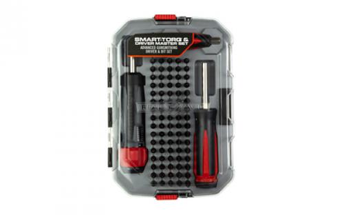 Real Avid Smart Torq & Driver, 83 Piece Screwdriver Set, Black Handle AVSTDMS