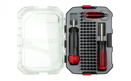 Real Avid Smart Torq & Driver, 83 Piece Screwdriver Set, Black Handle AVSTDMS
