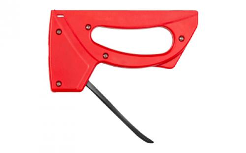 Birchwood Casey Target Stapler, Works on Cardboard or Plastic Targets, Compact Design, Staples Included, Red BC-STPLR