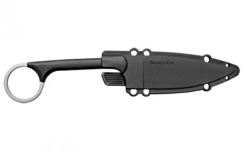 Cold Steel Bird & Game, Fixed Blade Knife, AUS 8A/Stainless, Plain, Drop Point, Secure-Ex Neck Sheath With Bead Chain Lanyard, 3.5", Polymer CS-20A