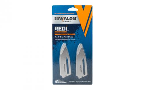 Havalon Redi-Knife Replacement Blades, Plain, Stainless Steel, 2-Pack HSCNS2