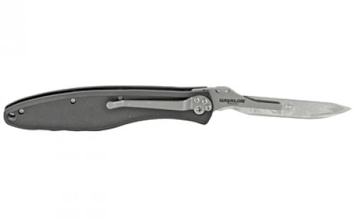 Havalon Piranta Z, Folding Knife, Liner Lock, 2.75" Stainless Steel Blade, Black Polymer Handle, OAL 6.75", Includes 12 Additional Blades and Nylon Holster XTC-60AZ