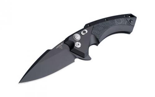 Hogue X5, Folding Knife, CPM154 / Black, Plain, Folder, Spear Point, 3.5, Aluminum / G-Mascus Black G10 Insert 34579