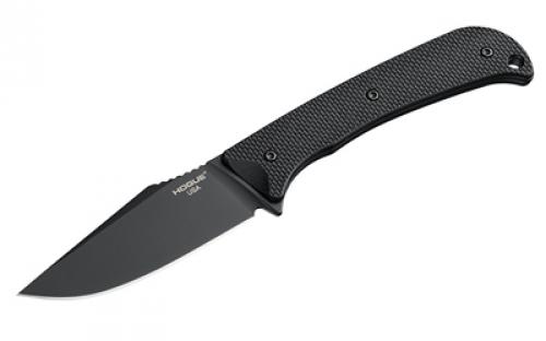 Hogue Extrak, Fixed Blade Knife, CPM M4, Plain Edge, 3.3 Blade, Cerakote Finish, Black, Black G10 Grips 35869