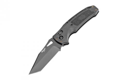 Hogue K320, Folding Knife, Black, Tanto Point, 3.5, Nitron 36360