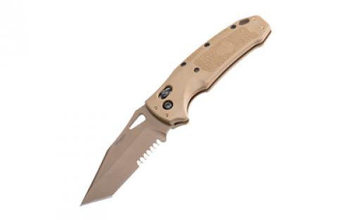 Hogue K320 M17, Folding Knife, Tanto Point, 3.5, PVD Coyote Tan Finish 36363