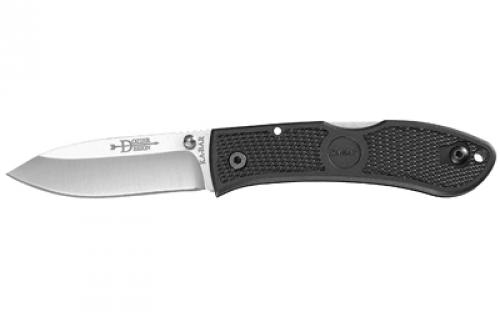 KABAR Dozier, Hunter, Folding Knife, 3 Blade, 7.25 Overall Length, AUS 8A Steel, Plain Edge, Dual Thumb Stud/Pocket Clip 4062