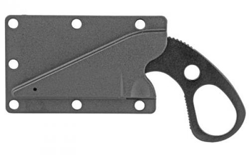 KABAR TDI Last Ditch Knife, Fixed Blade Knife, 1.625" Blade Length, 3.625" Overall Length, 9cr18/Black Steel, Plain Edge, Includes Plastic Sheath 1478BP