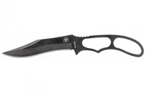 KABAR Acheron Skeleton, Fixed Blade Knife, 3.125 Blade Length, 6.375 Overall Length, Plain Edge, 5Cr13 Steel, Matte Finish, Black, Includes Kydex Sheath 5699BP