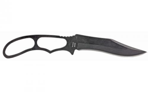 KABAR Acheron Skeleton, Fixed Blade Knife, 3.125" Blade Length, 6.375" Overall Length, Plain Edge, 5Cr13 Steel, Matte Finish, Black, Includes Kydex Sheath 5699BP