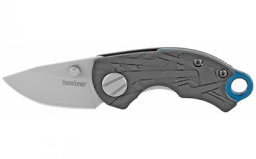 Kershaw Aftereffect, 1.7 Folding Knife, Drop Point, Plain Edge, 8CR13MOV Bead-Blasted, Black Glass-Filled Nylon Handle 1180