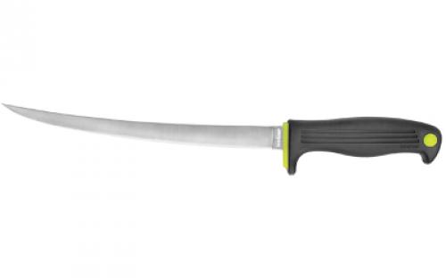 Kershaw Fillet, Fixed Blade Knife, 9 Satin Silver Blade, Black Handle 1259X
