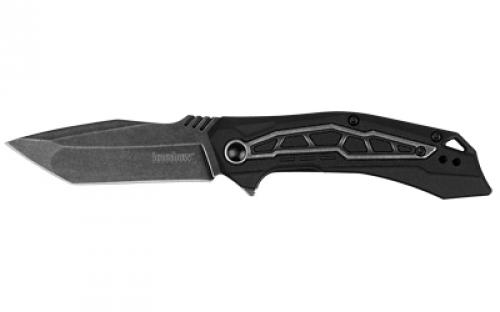 Kershaw Flatbed, Folding Knife/Assisted Open, 3.1 Blade, Tanto Point, 8Cr13MoV Steel, BlackWash Finish, Black G10 Grip 1376