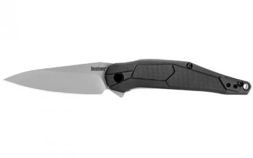Kershaw Lightyear, 3.12 Folding Knife/Assisted, Spear Point, Plain Edge, 4Cr14 Blade Steel, Black Glass-Filled Nylon Handle 1395