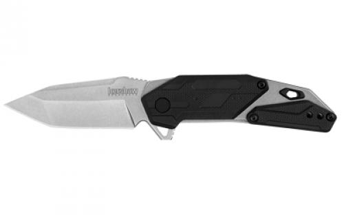 Kershaw Jetpack, Folding Knife/Assisted Open, 2.75 Blade, Tanto Point, 8Cr13MoV Steel, Stonewashed Finish, Black Grip 1401