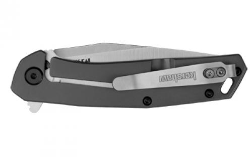 Kershaw ALIGN, 3.15" Folding Knife, Clip Point Plain Edge, Stainless Steel Handle, 8Cr13MoV Steel, Satin Finish, Gray PVD Coating 1405