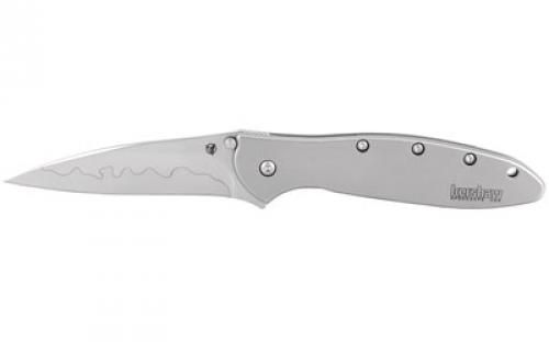 Kershaw Leek, 3 Assisted Folding Knife, Clip Point, Plain Edge, 14C28N/Composite/Copper, Satin 410 Stainless, Thumb Stud/Pocket Clip 1660CB
