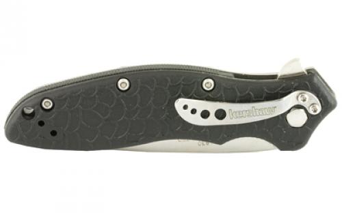 Kershaw OSO Sweet, Folding Knife/Assisted, 3", 8CR13MOV, Satin, Glass-Filled Nylon, Plain, Drop Point, Speedsafe, Liner Lock, Reversible Carry 1830