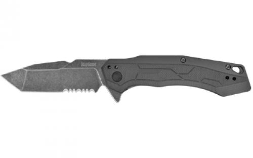 Kershaw Analyst, Folding Knife, 3.25 BlackWash Gray Blade, Black Handle 2062ST