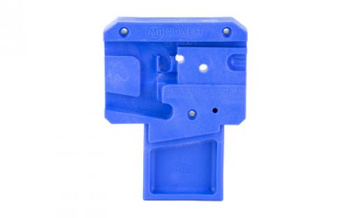 Midwest Industries Lower Receiver Block, Polymer Construction, Fits 308 Winchester/762NATO Receivers, Blue MI-LRB308