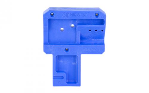 Midwest Industries Lower Receiver Block, Polymer Construction, Fits 223 Remington/556NATO Receivers, Blue MI-LRB