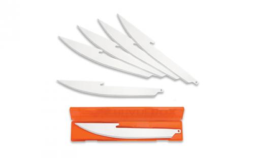 Outdoor Edge Edge Boning/Filet Blades, Plain Edge, 5 Blades, 420J2 Stainless Steel, 6 Pack RR50-6