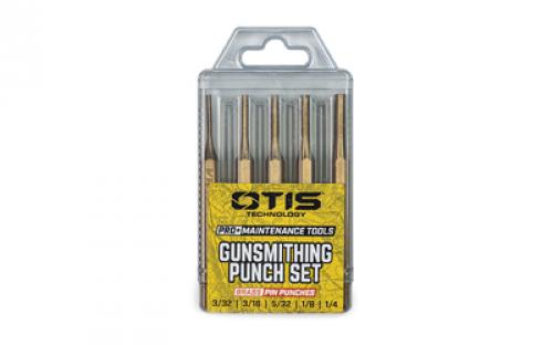 Otis Technology Pro Plus, Gunsmithing Punch Set, Brass, 5 Piece FG-935