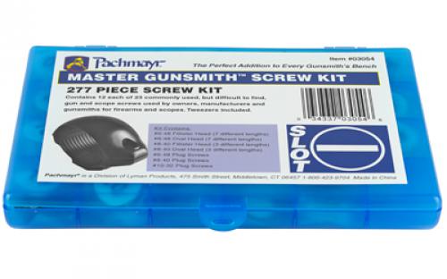 Pachmayr Master Gunsmith Screw Kit, 277 Pieces, Black 03054