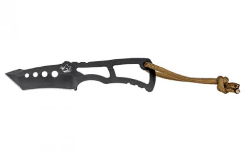 Zac Brown's Southern Grind Vermin, Fixed Blade Knife, 2.25 Tanto Blade, Black Skeletonized Handle, 8670M Carbon Steel, PVD Finish, Black SG04050100