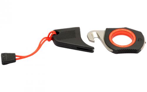 SOG Knives & Tools Rapid Rescue, Compact Seat Belt Cutter, Black and Red SOG-26-30-04-43