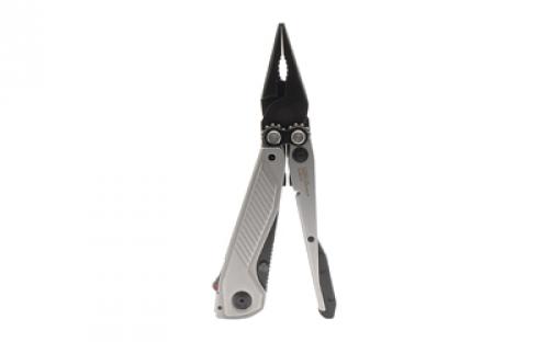 SOG Knives & Tools Flash MT, 7 Tool Multi-Tool, CRYO D2 Steel, Black and Silver SOG-29-55-01-41