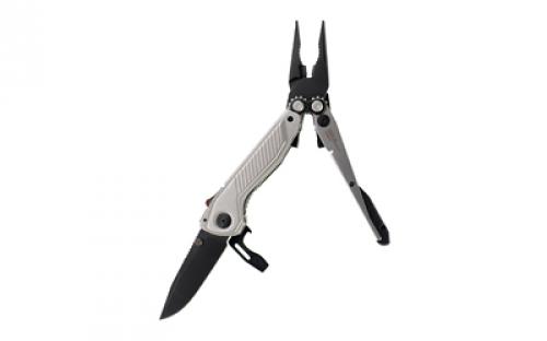 SOG Knives & Tools Flash MT, 7 Tool Multi-Tool, CRYO D2 Steel, Black and Silver SOG-29-55-01-41