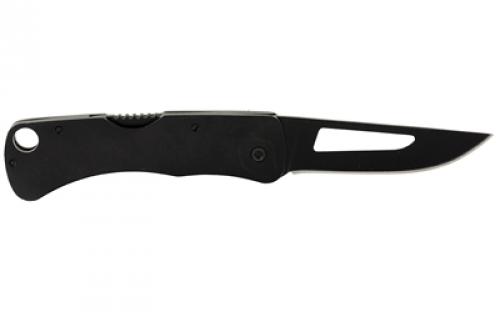 SOG Knives & Tools Centi II, Folding Knife, 2.1" Straight Edge, Straight Back, Black Kraton Handles, AUS-8 Steel, Hardcased Finish, Black SOG-CE1012-CP