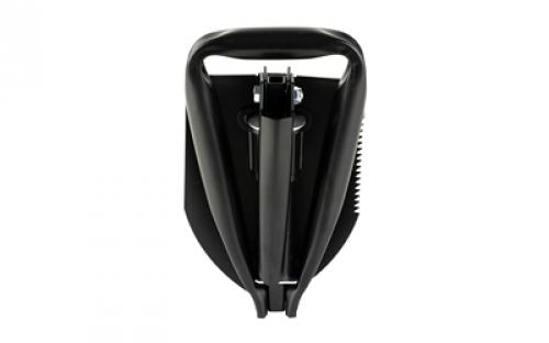 SOG Knives & Tools Entrenching Tool, Multi-Tool, Serrated Edge, High Carbon Steel, Black Powder Coat, Black Handle, Nylon Sheath SOG-F08-N