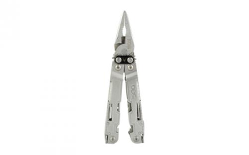 SOG Knives & Tools PowerAccess, 18 Tool Multi-Tool, 420 Stainless Steel, Bead Blasted Finish, Silver, Includes Nylon Sheath SOG-PA1001-CP