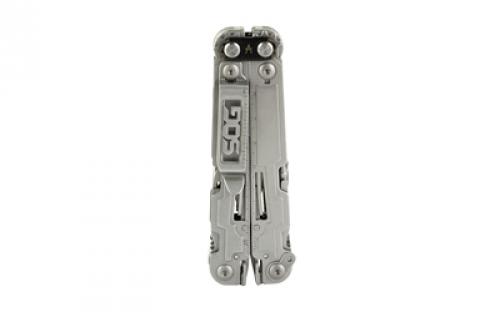 SOG Knives & Tools PowerAccess, 18 Tool Multi-Tool, 420 Stainless Steel, Bead Blasted Finish, Silver, Includes Nylon Sheath SOG-PA1001-CP