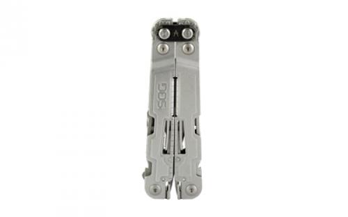SOG Knives & Tools PowerAccess, 18 Tool Multi-Tool, 420 Stainless Steel, Bead Blasted Finish, Silver, Includes Nylon Sheath SOG-PA1001-CP