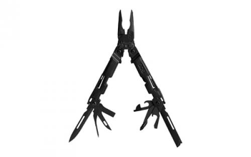 SOG Knives & Tools PowerAccess, 18 Tool Multi-Tool, 5Cr15MoV Steel, Black Oxide Finish, Black SOG-PA1002-CP