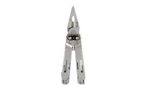 SOG Knives & Tools PowerAccess, Deluxe, 21 Tool Multi-Tool, 40 Stainless Steel, Black Oxide Finish, Black, Includes Nylon Sheath and 12 Piece Hex Bit Kit SOG-PA2001-CP
