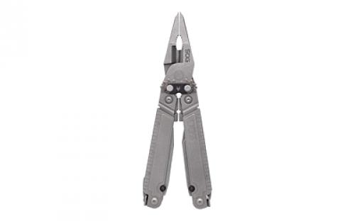 SOG Knives & Tools PowerAccess, 21 Tool Multi-Tool, 5Cr15MoV Steel, Stonewash Finish, Silver SOG-PA3001-CP
