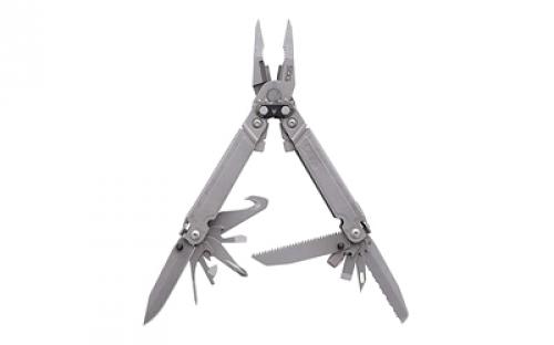 SOG Knives & Tools PowerAccess, 21 Tool Multi-Tool, 5Cr15MoV Steel, Stonewash Finish, Silver SOG-PA3001-CP