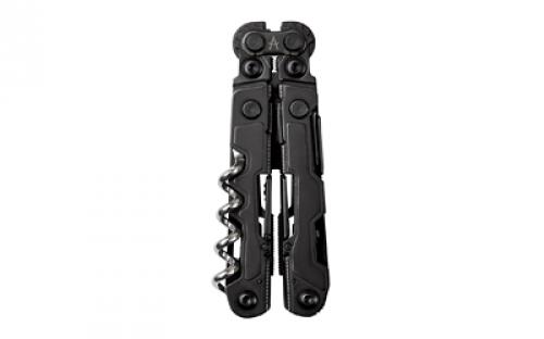SOG Knives & Tools Powerlitre, 17 Tool Multi-Tool, Stainless Steel, Black Oxide Finish, Black SOG-PL1002-CP