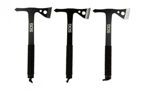 SOG Knives & Tools Throwing Hawks, Axe, 1.75 Straight Edge, Black Glass Reinforced Nylon Handle, 3Cr13MoV Steel, HardCase Finish, Black, Inlcudes Nylon Sheath, 3 Pack SOG-TH1001-CP