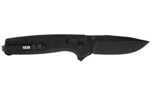 SOG Knives & Tools Terminus XR, 2.95" Folding Knife, Clip Point Straight Edge, G10 Handle, D2 Steel, Black SOG-TM1027-BX